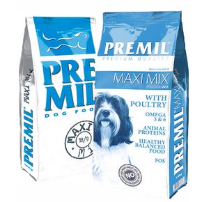 Premil Premium Maxi Mix Премил Макси Микс - для нормально активных собак всех пород, которые не подвергаются большим физическим нагрузкам