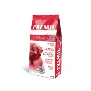 Premil Maxi Junior Премил Макси Юниор - для щенков, молодых собак и беременных сук с КУРИЦЕЙ