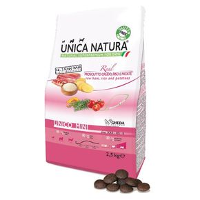 Unica Natura MINI Hamon (Уника Натура Мини Хамон) - для взрослых собак мелких пород с сыровяленной ветчиной, рисом и картофелем