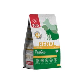 Blitz Dog VETLINE Renal - (БЛИЦ Ветлайн Ренал) полнорационный диетический корм для собак при хронической почечной недостаточности