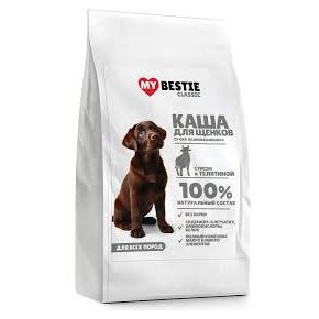MYBESTIE Классик Каша с рисом и телятиной для щенков