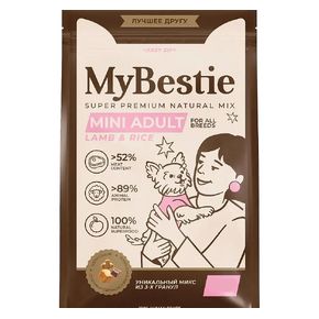 MyBestie MINI Lamb &Rice - Май Бести для собак мелких пород с ягненком