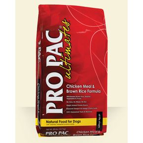 PRO PAC® Ultimates™ Chicken Meal & Brown Rice Formula - курица с коричневым рисом