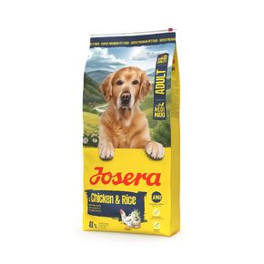 Josera Daily Medium&Maxi Chicken&Rice (ex. Large Breed) - Йозера для активных собак средних и крупных пород, имеет большие гранулы, на основе мясо домашней птицы, риса, отборной семги и новозеландские зеленые мидии