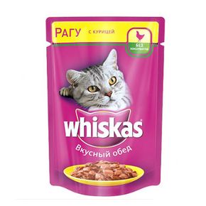 Пресервы Wiskas рагу курица