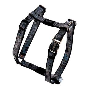 ROGZ Шлейка регулируемая Trendy Black Bones
