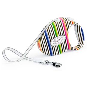 Flexi® Fasion Ladies Stripes поводок -рулетка для собаки,до 25 кг / 5м ЛЕНТА (M) 