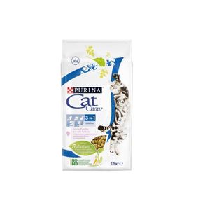 PURINA Cat Chow 3 в 1 - формула троного действия для взрослых кошек с высоким содержанием индейки