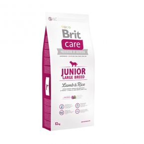 Brit Care Dog Junior Large Breed Lamb & Rice для молодых собак с 3 месяцев до 2 лет, всех пород с ягненком и рисом