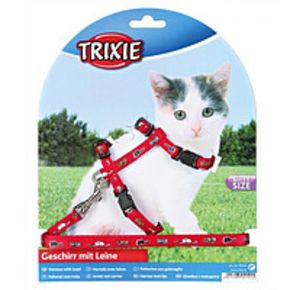 Набор TRIXIE (шлея 19-31 см + поводок 1,2 м /8 мм) для котят, нейлон
