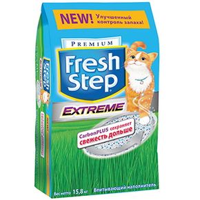 FRESH STEP EXTREME carbon plus - КОНТРОЛЬ ЗАПАХОВ