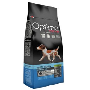 Optima Nova PUPPY MEDIUM CHIKEN & RICE - (Оптима Нова ПАППИ Медиум Чикен) для щенков средних пород с курицей и рисом