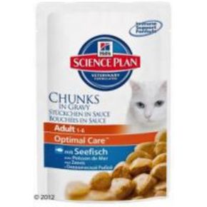 Hills SP Feline Adult Ocean Fish (с Океанической рыбой) - паучи 0,085 гр