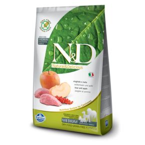 Farmina N&D Prime Dog Boar & Apple Adult MEDIUM&MAXI - для взрослых собак с мясом дикого кабана и яблоком