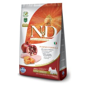Farmina N&D CHICKEN AND POMEGRANATE ADULT MINI PUMPKIN FORMULA - для взрослых собак мелких пород