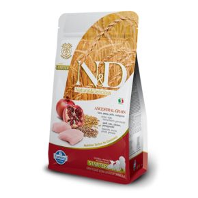 Farmina N&D LOW GRAIN DOG CHICKEN & POMEGRANATE PUPPY STARTER - для щенков до 2-х месяцев