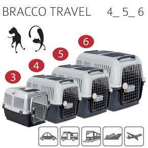 Переноска для животных BRACCO TRAVEL 4, 8-25кг,