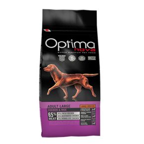 Optima Nova ADULT LARGE CHIKEN & RICE (Оптима Нова Эдалт Ладж Чикен) для взрослых собак крупных пород с курицей и рисом НОВЫЙ СОСТАВ