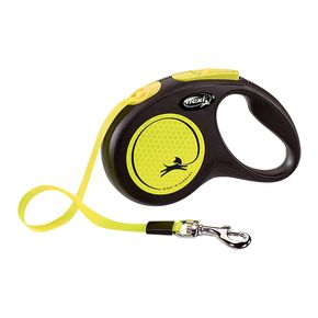 Рулетка Flexi New Classic Neon S лента до 15 кг / 5м ЛЕНТА