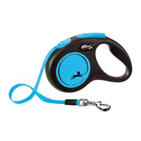 Рулетка Flexi New Classic Neon S лента до 15 кг / 5м ЛЕНТА