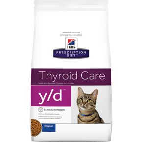 Hills Prescription Diet Feline y/d Thyroid Care при заболевании щитовидной железы (гипотериоз)