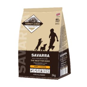 SAVARRA Dog Puppy Turkey and Rice - гипоаллергенный