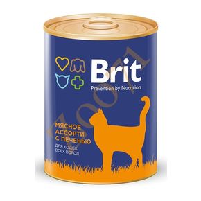 Brit Premium BEEF AND LIVER MEDLEY - Мясное ассорти с печенью, 340 г