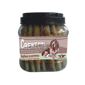 Green Qzin СВЕЖЕСТЬ (Сушеные куриные твистеры) 750гр