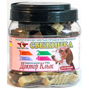Green Qzin Доктор клык СВЕЖИНКА тунец 520гр, шт
