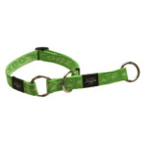 ROGZ Alpinist Ошейник- полуудавка строгая салатовый