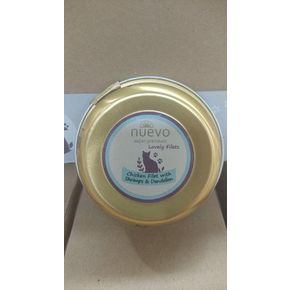 NUEVO консервы для взрослых кошек с куриным филе, креветками, одуванчиком и льняным маслом 85 г.