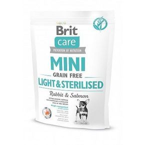 Brit Care MINI Dog Adult Light&Sterilised Grain Free - беззерновой корм для мини собак с избыточным весом