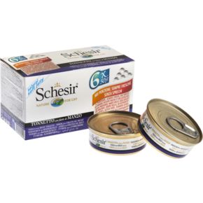 Schesir Tuna with Beef fillets 6*50 гр (мультиупаковка)