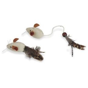 Игрушка COMFY TOY. GAIA мыши 4,5 см SET 2 шт