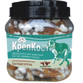 Green Qzin КРЕПКОСТЬ Pack (Кальцевая косточка с уткой в индивидуальной упаковке)(туба) 750 гр.