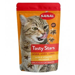 SANAL Tasty Stars Liver SC3880 - Санал вкусные звёздочки с печенью 40г