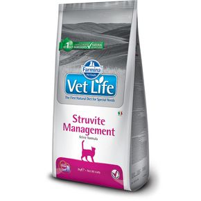 Farmina Vet Life Cat STRUVITE Management Диетическое питание для кошек при струвитном уролитиазе и идиопатическом цистите