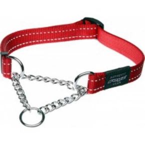 ROGZ Utility Obedience Choker Ошейник - полуудавка строгая Red