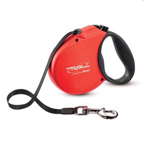 Поводок-рулетка для собак Triol Flexi FDL014 Standard Soft Red S 5м до 15кг, лента