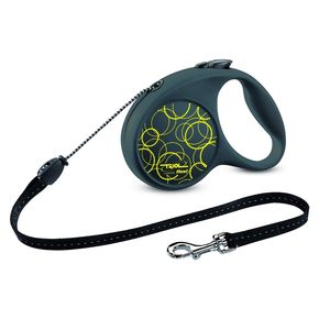Поводок-рулетка для собак Triol Flexi FDL020 Fun Neon M 5м до 20кг, трос