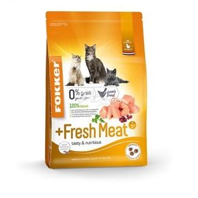 Fokker Cat+Freshe Meat - Беззерновой для взрослых котов