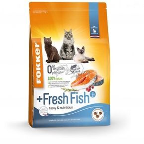 Fokker Cat+Freshe Fish - Беззерновой для взрослых котов с рыбой
