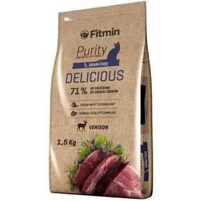 Fitmin Cat Purity Delicious- беззерновой, для взрослых привередливых кошек.