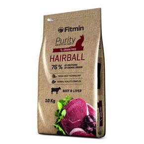 Fitmin Cat Purity Hairball - беззерновой корм для взрослых длинношерстных кошек