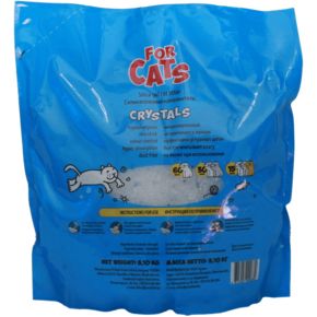 FOR CATS, силикагелевый наполнитель
