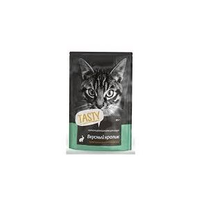 TASTY - корм консервированный для кошек с кроликом в желе 0,85 гр.