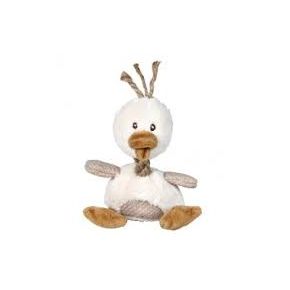Игрушка TRIXIE Утка ,со звуком, из ткани/плюша/верёвки