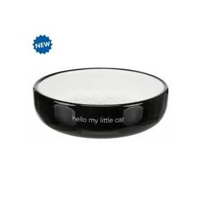 Миска TRIXIE для плооскомордых кошек, керамическая, 0,3л/15см
