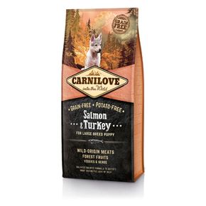 Carnilove Salmon &Turkey for Large Breed Puppy - для щенков крупных пород с лососем