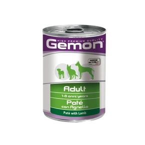 GEMON DOG ADULT PATE LAMB Консервированный корм для собак (паштет) ягненок. 400 гр